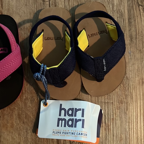 Hari Mari Kids Scouts Flip Flops- Size K5 lot of 2 - Picture 3 of 4